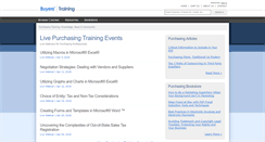 Desktop Screenshot of buyerstraining.com