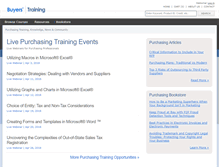 Tablet Screenshot of buyerstraining.com